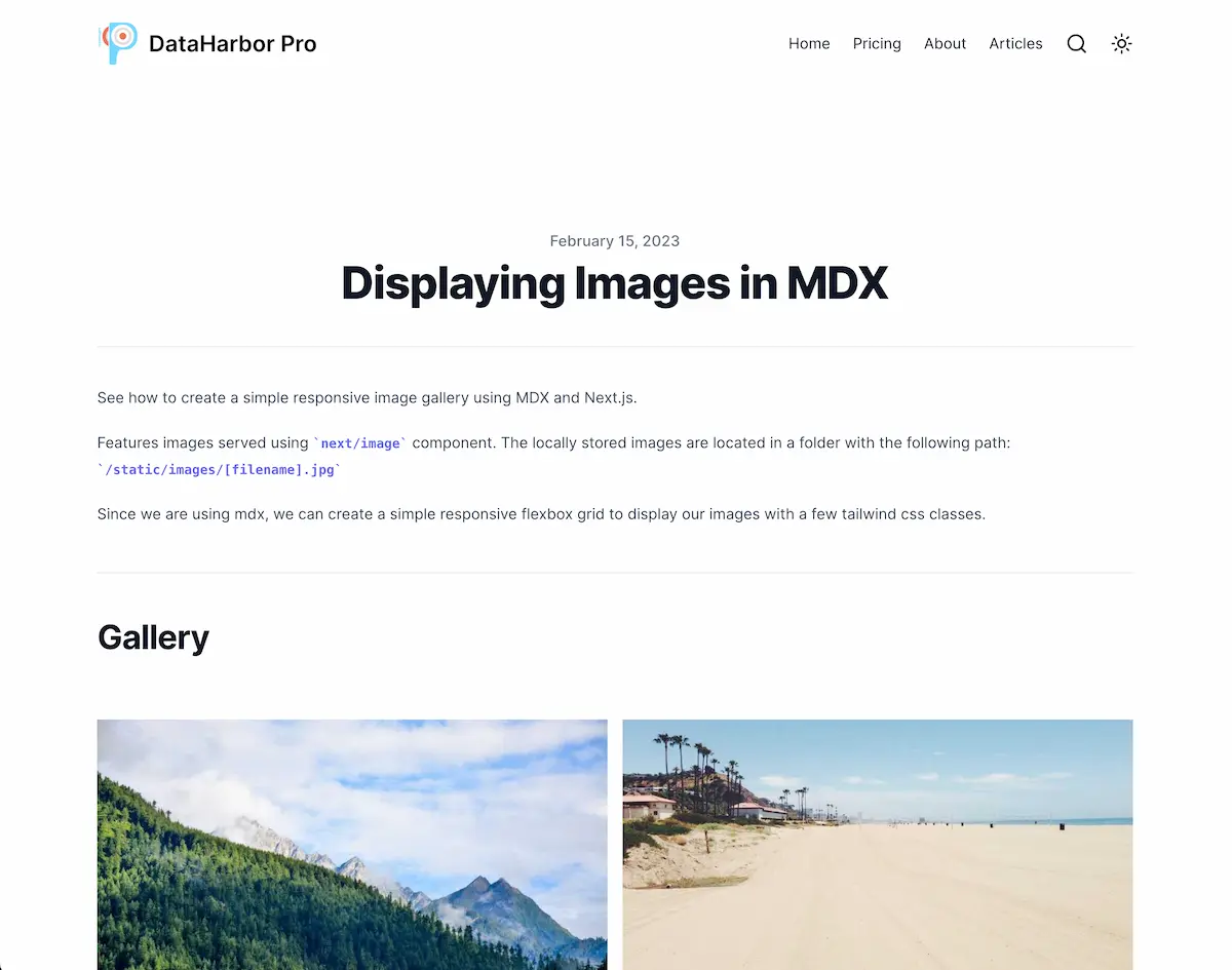 Shipixen Simple Post Layout